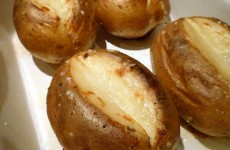Bagte kartofler grill